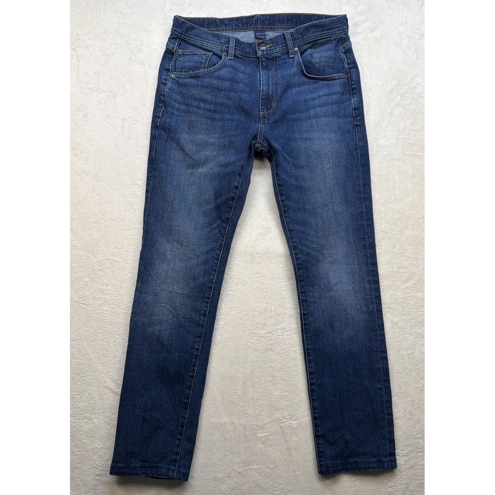 Johnnie-O Men's Straight‎ Leg Jeans 32x34 Stretch Denim Casual Blue